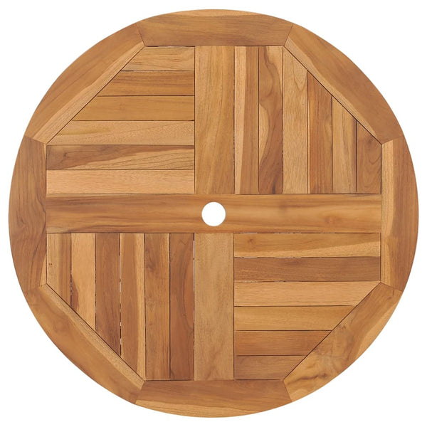 Klappbarer Gartentisch Azeita 85x76cm (Teak)