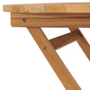 Klappbarer Gartentisch Azeita 85x76cm (Teak)