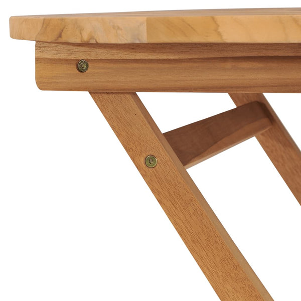 Klappbarer Gartentisch Azeita 85x76cm (Teak)