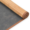 Brauner Bambus-Teppich Felicitas 80x300cm