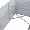 Graues Hochbeet Hareclia 320x80x77cm (verzinkter Stahl)