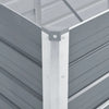 Graues Hochbeet Hareclia 320x80x77cm (verzinkter Stahl)