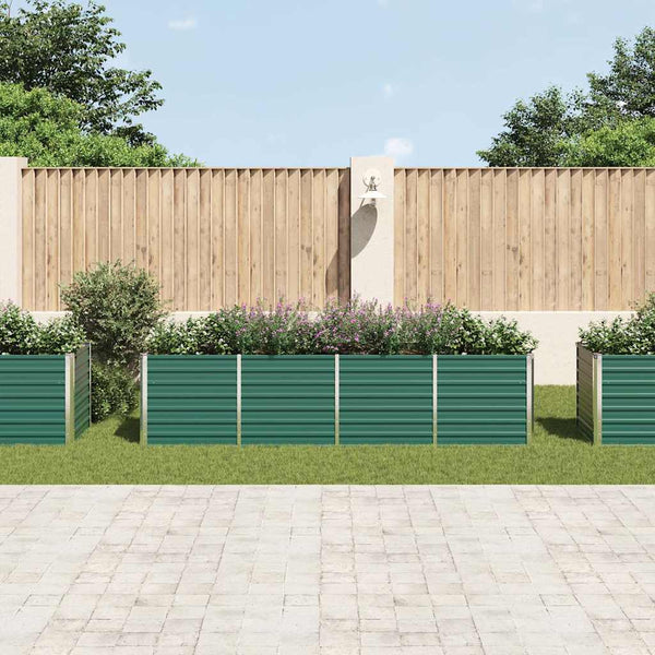 Grünes Hochbeet Iura 320x80x77cm (verzinkter Stahl)