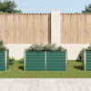 Grüner Blumenkasten Iura 160x40x77cm (verzinkter Stahl)