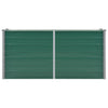 Grüner Blumenkasten Iura 160x40x77cm (verzinkter Stahl)