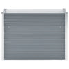 Graues Hochbeet verzinkter Stahl Hareclia 100x40x77cm