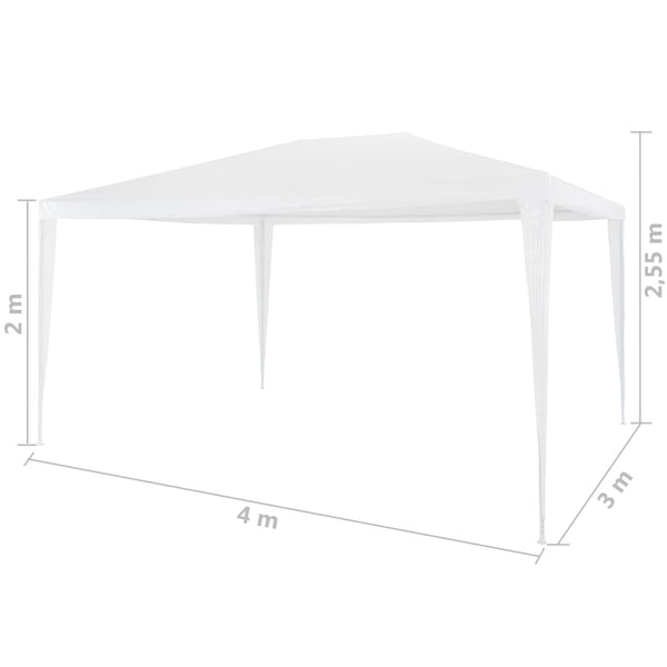 Weißes Festzelt Grina 3x4 m