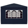 Blaues Partyzelt Dam 3x3 m