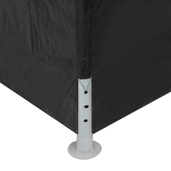 Anthrazit-Partyzelt Dam 3x6 m