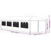 Anthrazit Partyzelt Dam 3x12 m