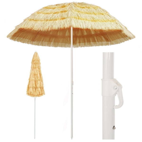 Strandschirm natürlich Enac 240cm (Hawaii-Stil)
