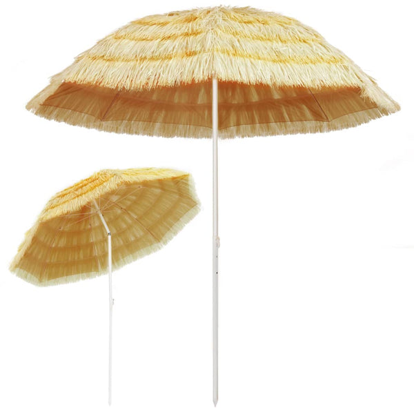 Strandschirm natürlich Enac 240cm (Hawaii-Stil)