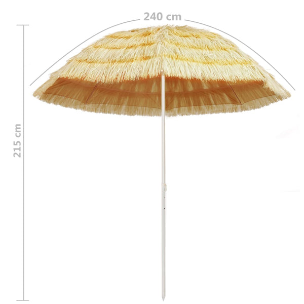 Strandschirm natürlich Enac 240cm (Hawaii-Stil)