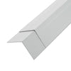 Silberne Einfassungsleiste Caplea 170cm (5 Stück Aluminium)