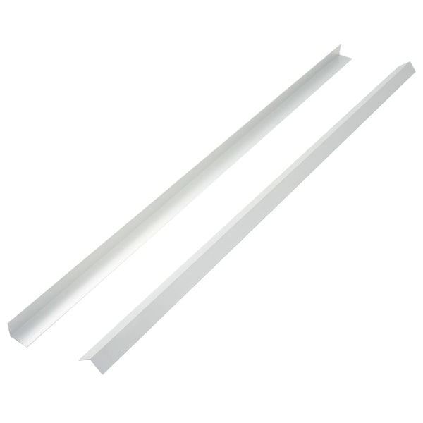 Silberne Einfassungsleiste Caplea 170cm (5 Stück Aluminium)