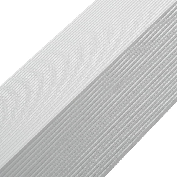 Silberne Einfassungsleiste Caplea 170cm (5 Stück Aluminium)