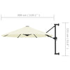 Sonnenschirm Hiekka zur Wandmontage Aitan 300cm (mit Metallstange)