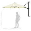 Sonnenschirm Hiekka zur Wandmontage Aitan 300cm (mit Metallstange)