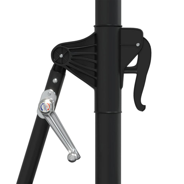 Braungrauer Wandsonnenschirm Aitta 300cm