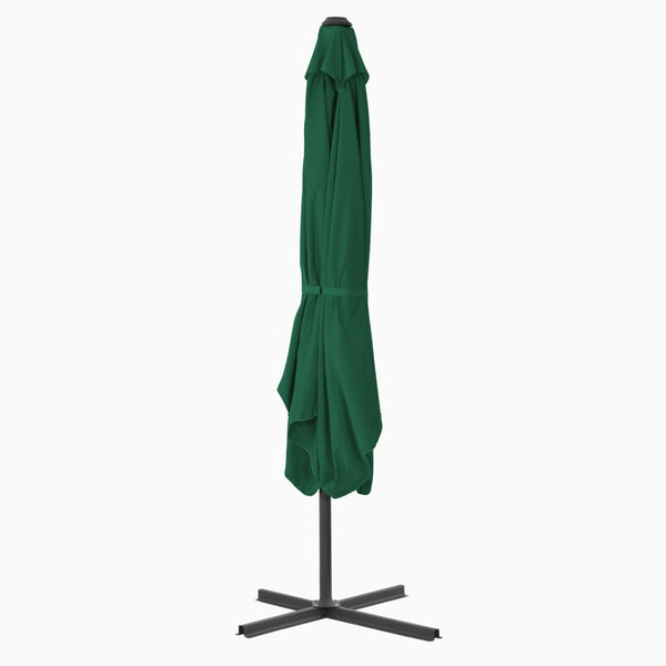 Grüner Sonnenschirm Stahlmast Nyulasi 250x250cm