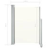 Creme-ausziehbare Seitenmarkise Bato für Terrasse 100x300cm