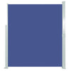 Blaue einziehbare Seitenmarkise Snr 140x300cm