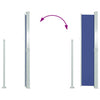 Blaue einziehbare Seitenmarkise Snr 140x300cm