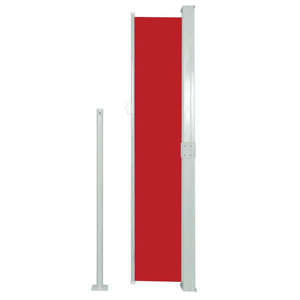 Rote ausziehbare Seitenmarkise Snr 140x300cm