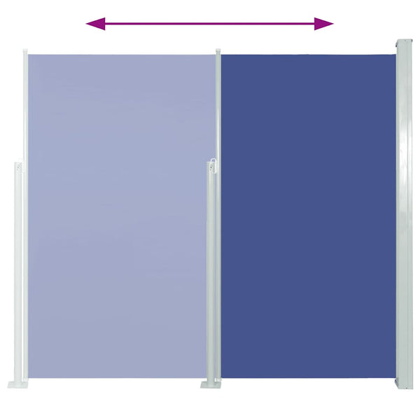 Blaues ausziehbares Seitenmarkise Snr 120x300cm