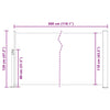 Blaues ausziehbares Seitenmarkise Snr 120x300cm