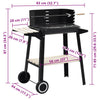 Standgrill Sirbinca (mit Rädern)
