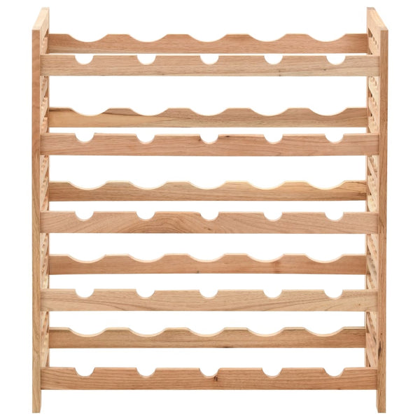 Walnussbaum Weinflaschenregal Leno 63x25x73cm (für 25 Flaschen)