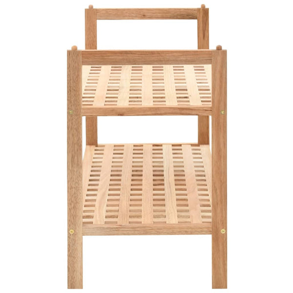 Schuhregal Corstian 69x26x40cm (massives Nussbaumholz)