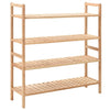 Walnussholz Schuhregal Corstian 69x26x81cm