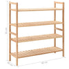 Walnussholz Schuhregal Corstian 69x26x81cm