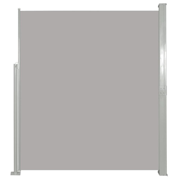 Graue ausziehbare Seitenmarkise Snr 160x500cm