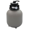 Grauer Sandfilter Raghila 350 mm (mit 4-Wege-Ventil) für Schwimmbäder
