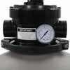 Grauer Sandfilter Raghila 350 mm (mit 4-Wege-Ventil) für Schwimmbäder