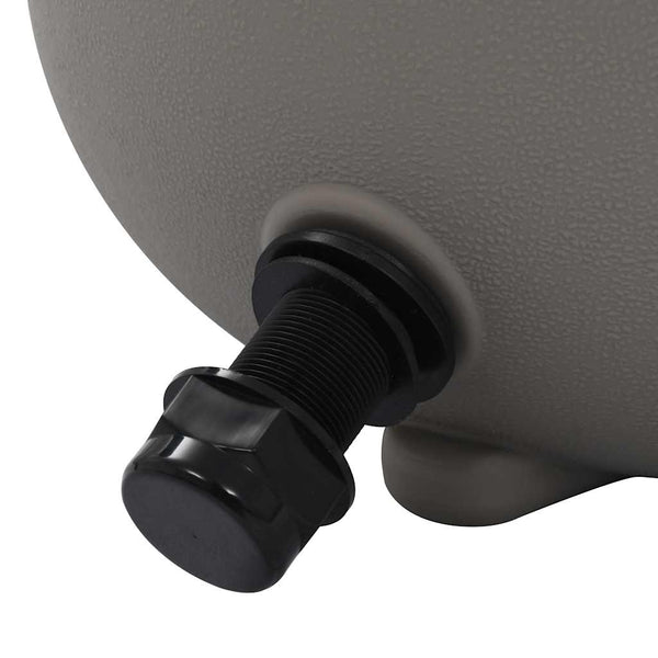 Grauer Sandfilter Raghila 350 mm (mit 4-Wege-Ventil) für Schwimmbäder