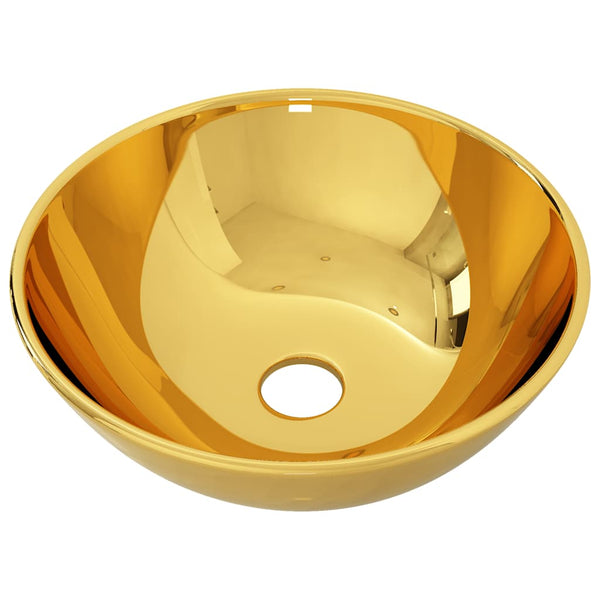 Goldwaschbecken Moroi 28x10cm (Keramik)