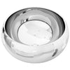 Silbernes Waschbecken Ghenovel 40x15cm (Keramik)