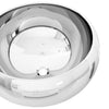 Silbernes Waschbecken Ghenovel 40x15cm (Keramik)