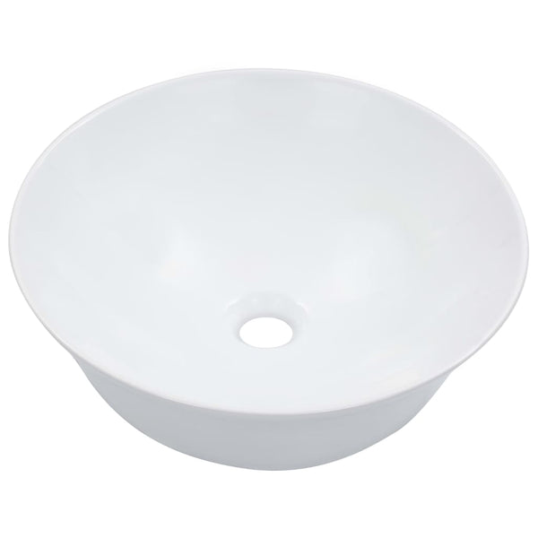 Weißes Waschbecken Paduret 41x12,5cm (Keramik)