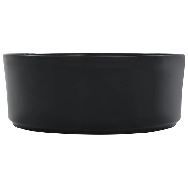 Schwarzes Waschbecken Cioaza 36x14cm (Keramik)