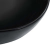 Schwarzes Waschbecken Nadine 45,5x32x13cm (Keramik)