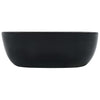 Schwarzes Waschbecken Caravita 42,5x42,5x14,5cm (Keramik)