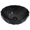 Schwarzes Waschbecken Tohani 46x17cm (Keramik)