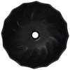 Schwarzes Waschbecken Tohani 46x17cm (Keramik)