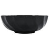 Schwarzes Waschbecken Tohani 46x17cm (Keramik)