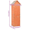 Gartengeräteschuppen Holz Tiba 71x60x213cm